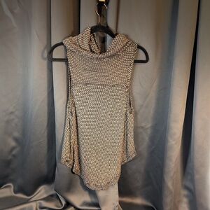 Free People Ivory Comb Sleeveless Sweater - Size XS